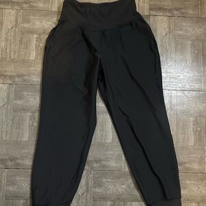 Old Navy Women's Black High-Rise Joggers